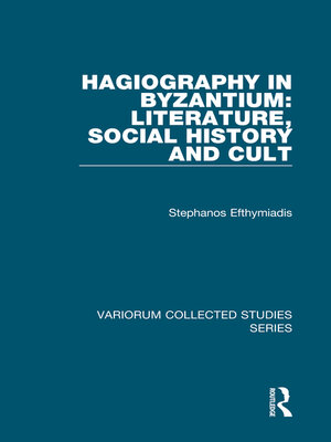 cover image of Hagiography in Byzantium